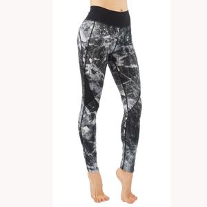 Yoga pants workout leggings mesh cutouts LY6235-5